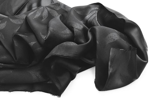 Сатин "Пандора" жаккард/черный 4084-PY/D#2/C#5