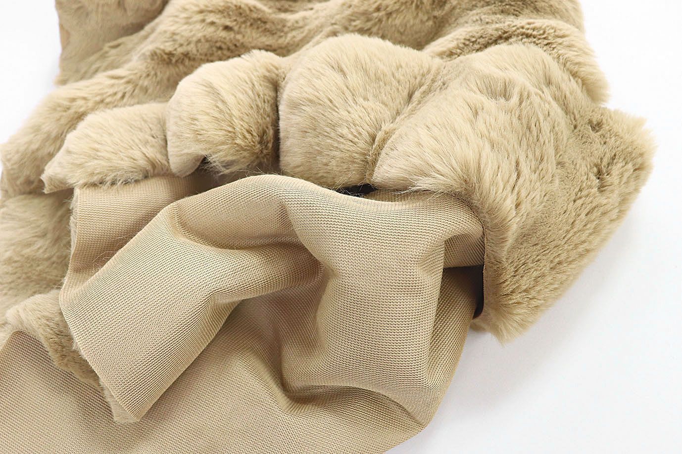 Искусственный мех "Шиншилла"/бежевый 287-22101395/C#Beige