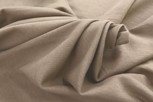 Трикотаж футер 3х нитка с петлей/темно-бежевый 0363/D#петля/C#т.бежевый 18-1321TPX