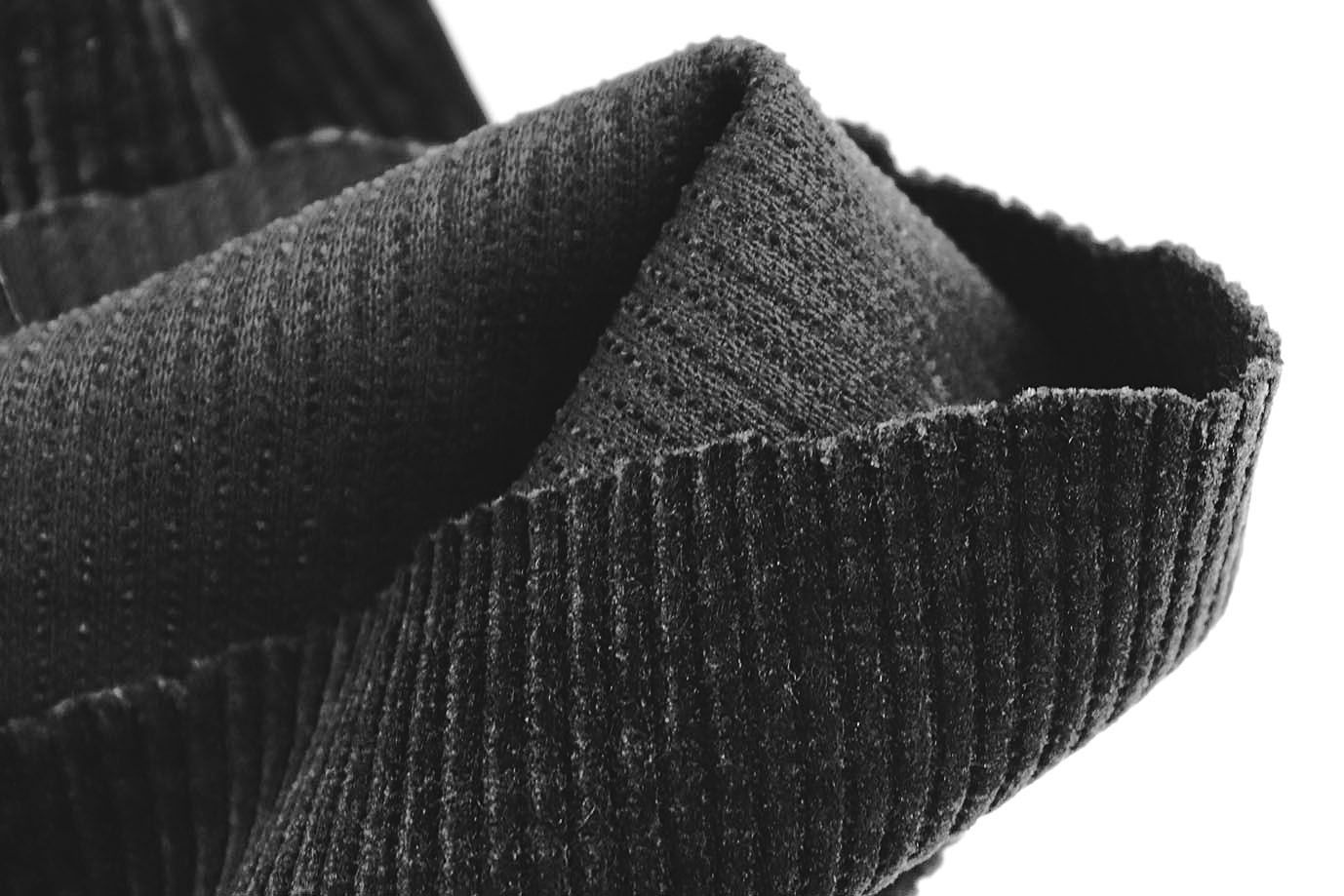 Трикотаж вельвет/черный 12122/D#1/C#10