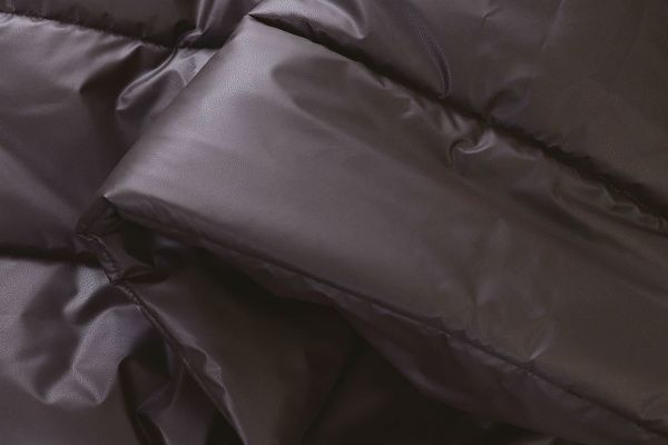 Ткань простеганная "Полоска" P51/темно-коричневый 11015-26/6+холлофайбер 200+СПБ