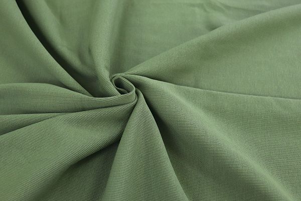 Трикотаж "Рибана"/оливковый 0231/C#олива