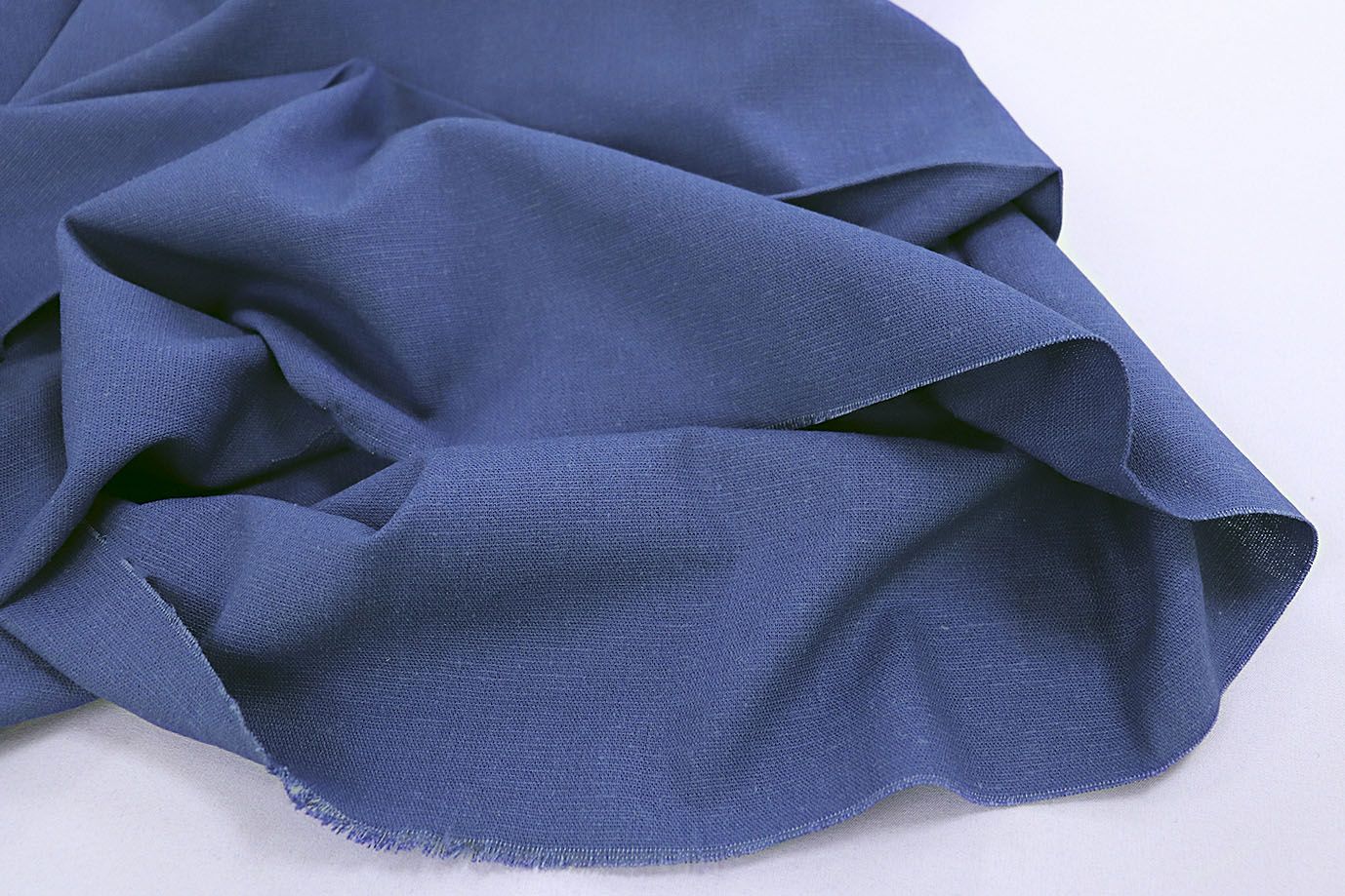 Лен вискоза стрейч/синий 3924-PY/C#12