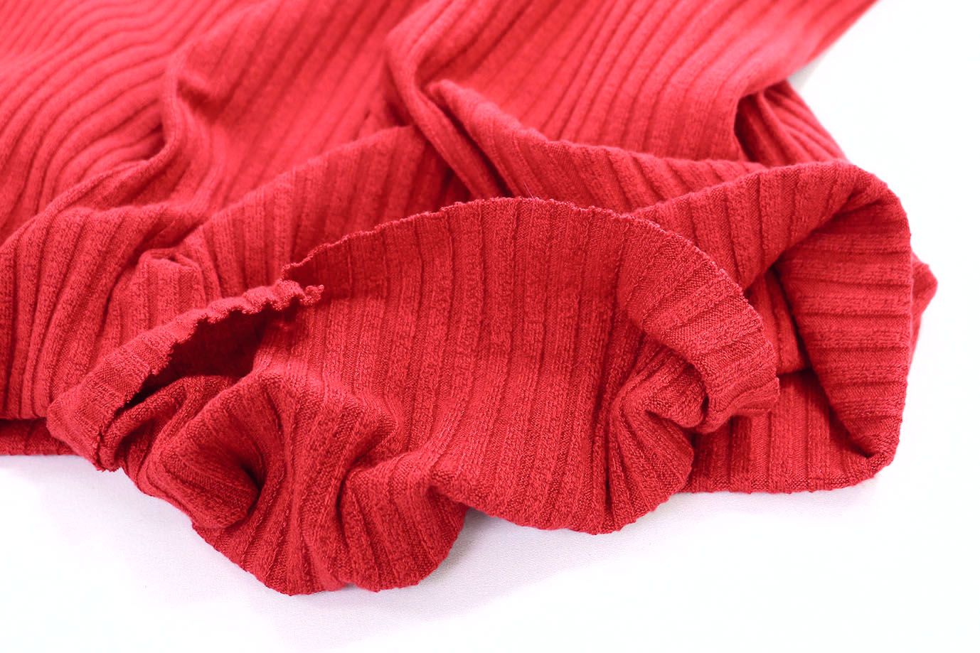 Трикотаж "Рибана"/красный VT-10289/C#3