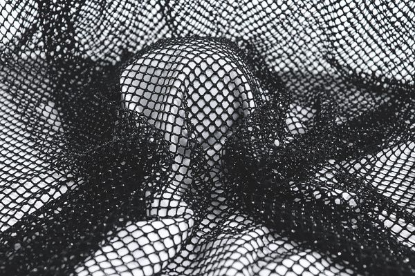 Сетка со стразами/черный 751-PG/C#1 (16195)