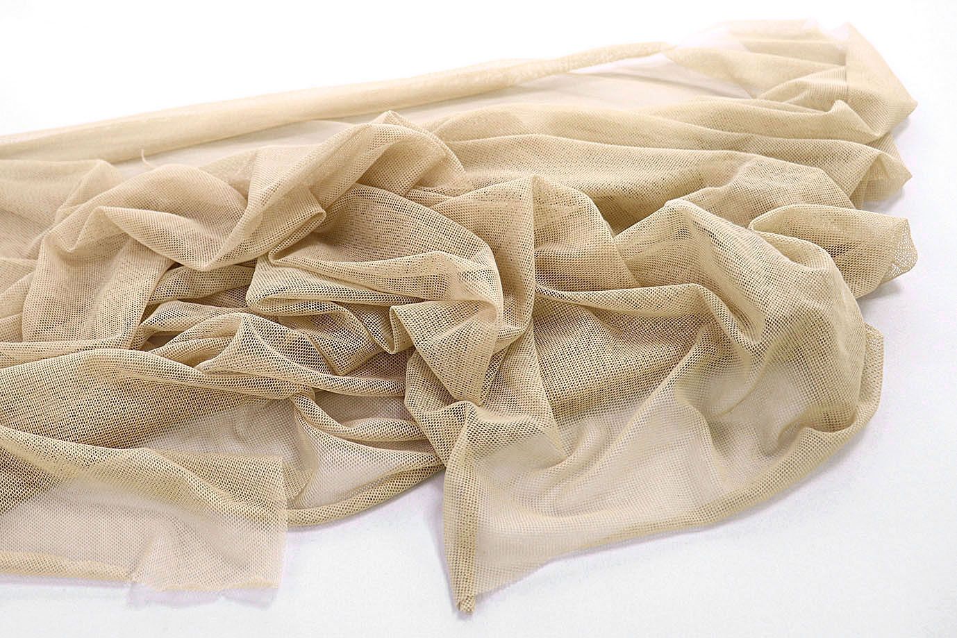 Сетка стрейч/бежевый 11423/C#3