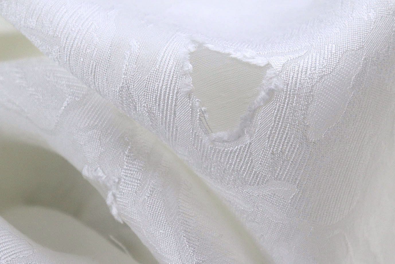 Блузочная ткань жаккард/белый 4030-PY/D#3/C#1