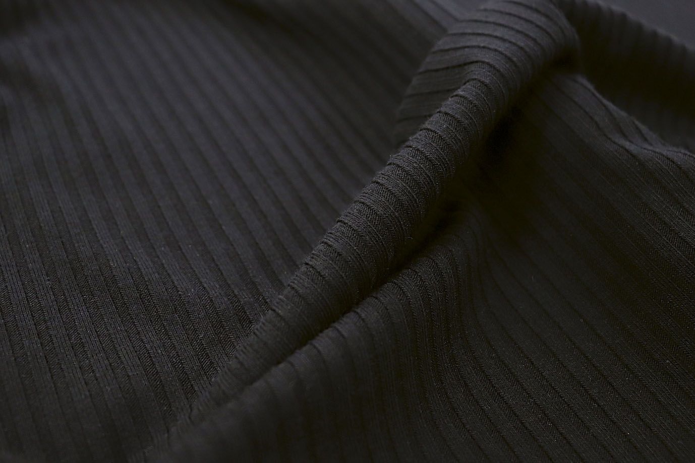 Трикотаж "Лапша"/черный 3452-PY/C#2