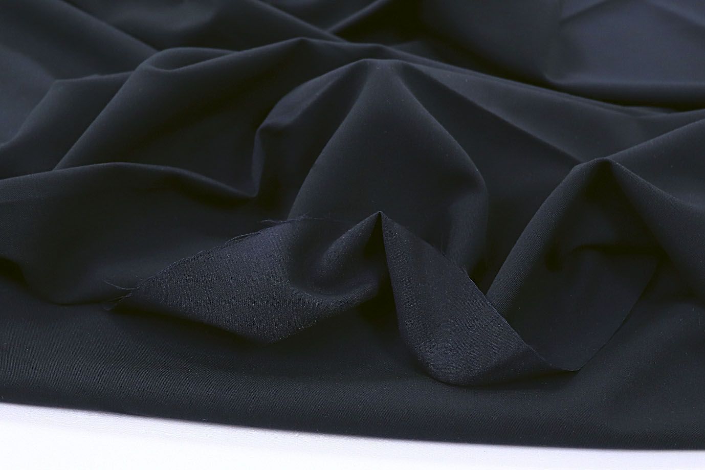 Костюмная ткань "Лиза"/черно-синий 3451-PY/C#14