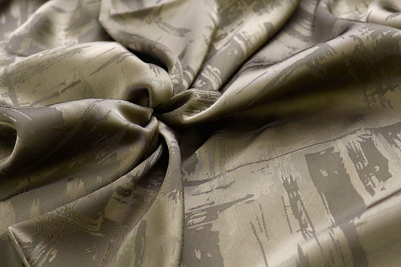 Сатин "Пандора" жаккард/серо-оливковый 4025-PY/D#2/C#4