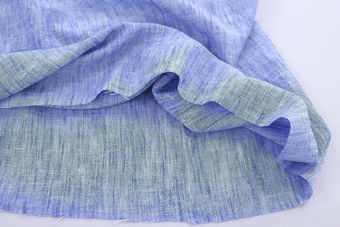 Лен меланж/синий 3818-PY/C#14