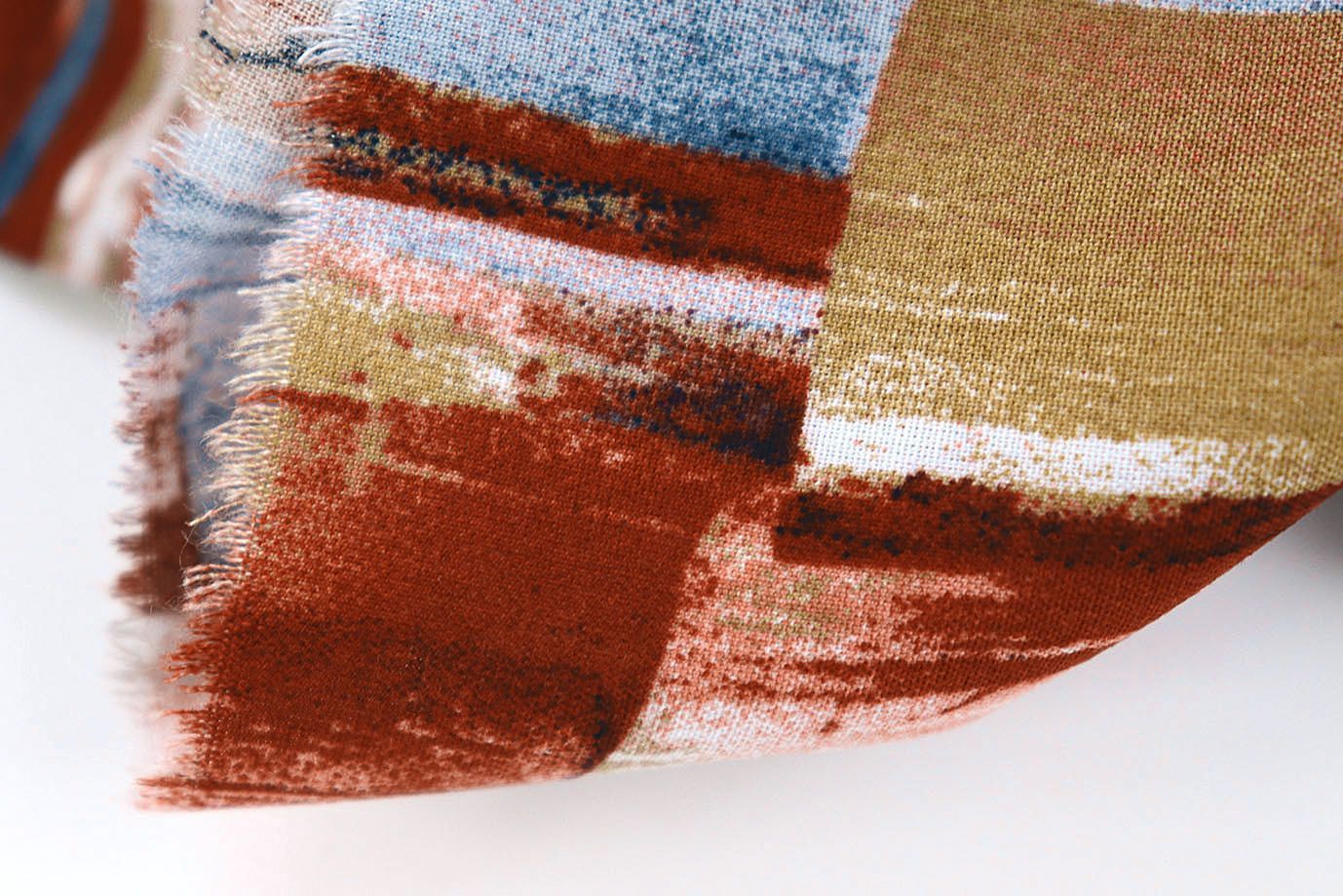 Штапель принт/бордово-бежевый 3660-PY/D#19/C#1