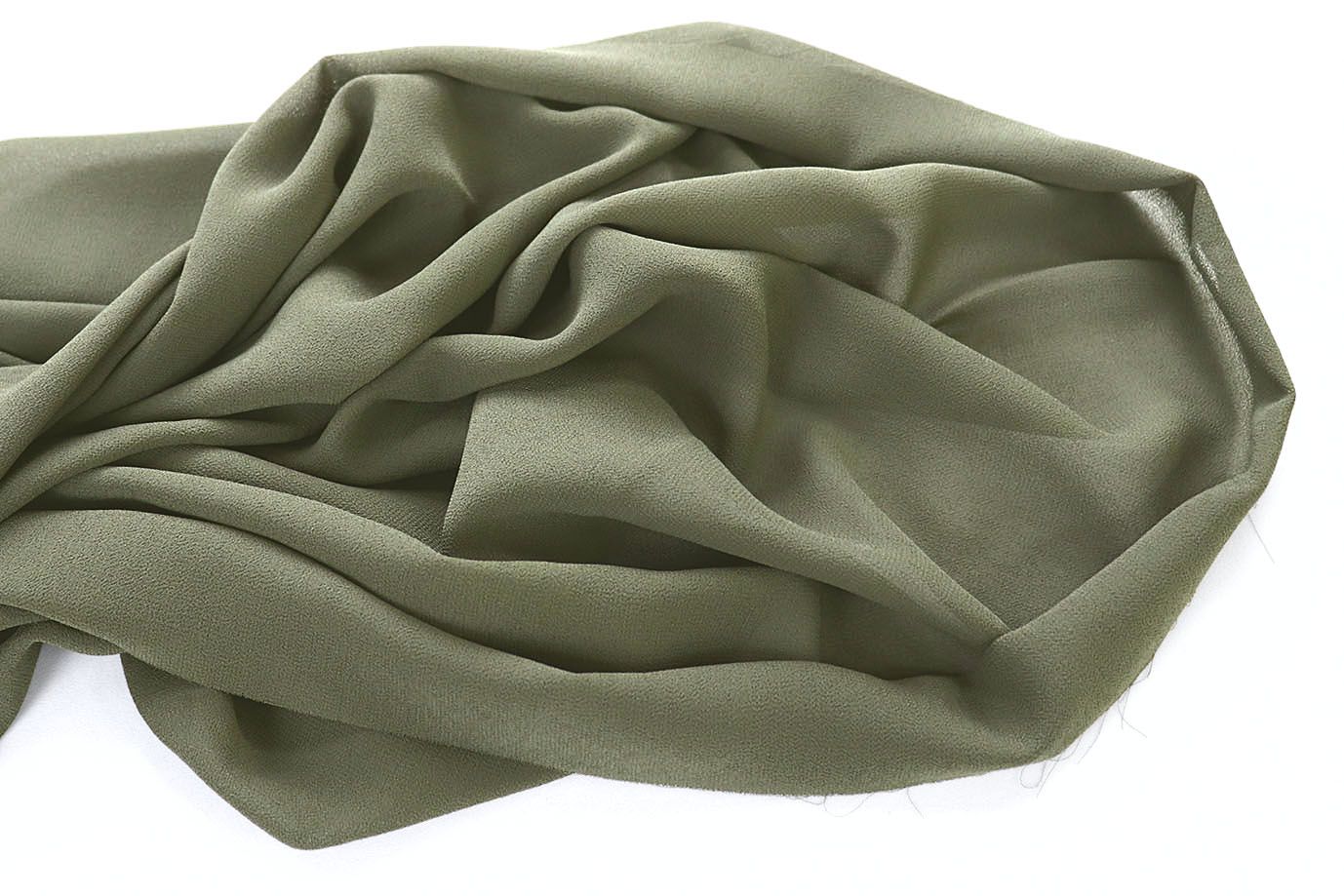 Шифон "Сахар"/хаки DT-18007/C#7