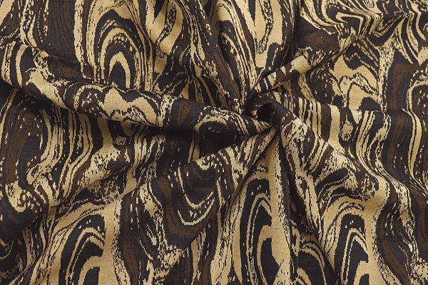 Трикотаж жаккард принт/желто-коричневый 3579-PY/D#11/C#1