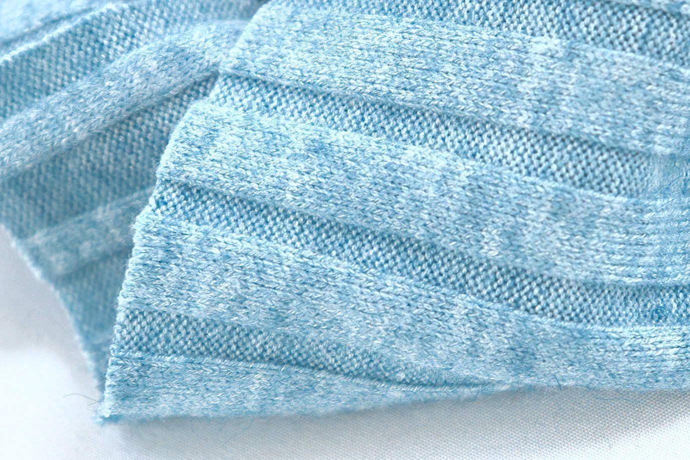 Трикотаж "Лапша"/ярко-голубой 3237-PY/C#14 (EU4302)