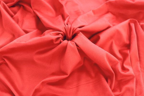 Замша двусторонняя/красный 3551-PY/C#8