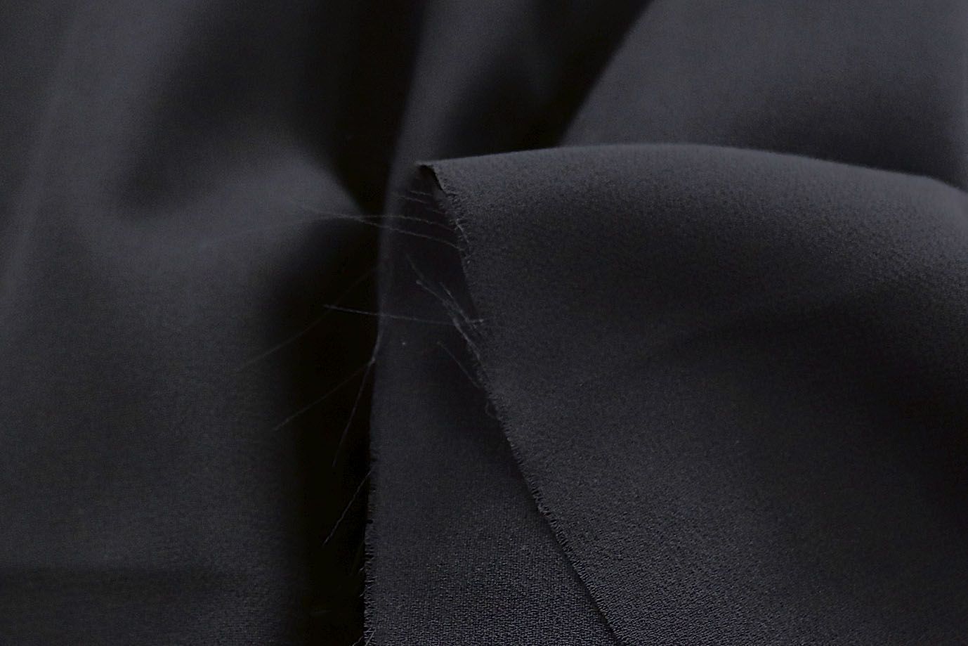 Шифон "Сахар" креп/черный SSR-832/C#10 (16974)