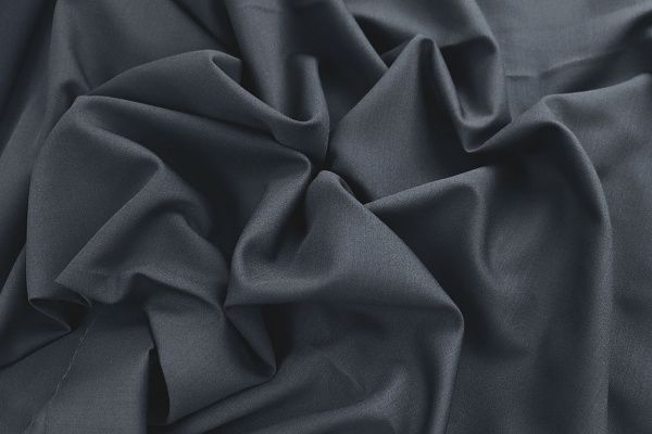 Костюмная ткань "Бостон"/графит 1412-PY/C#9