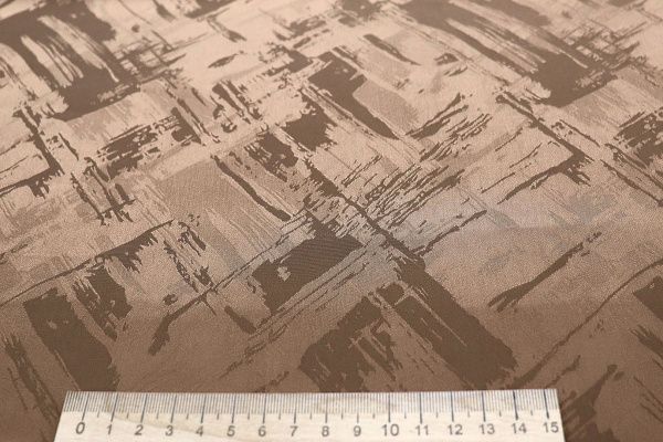 Сатин "Пандора" жаккард/бежево-коричневый 4025-PY/D#2/C#3