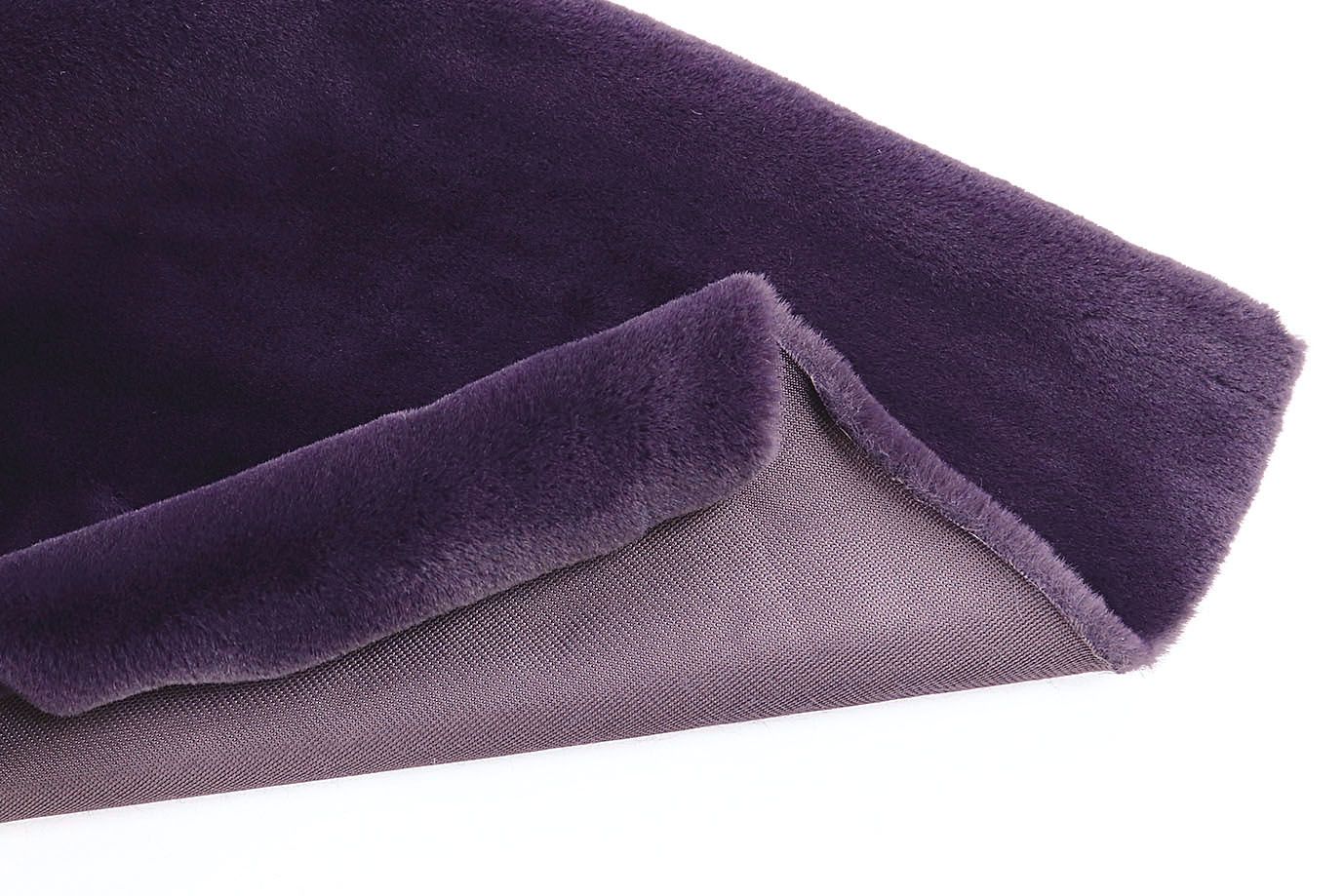 Искусственный мех "Кролик"/темно-фиолетовый AP231206140+EL/D#3062207/C#2303