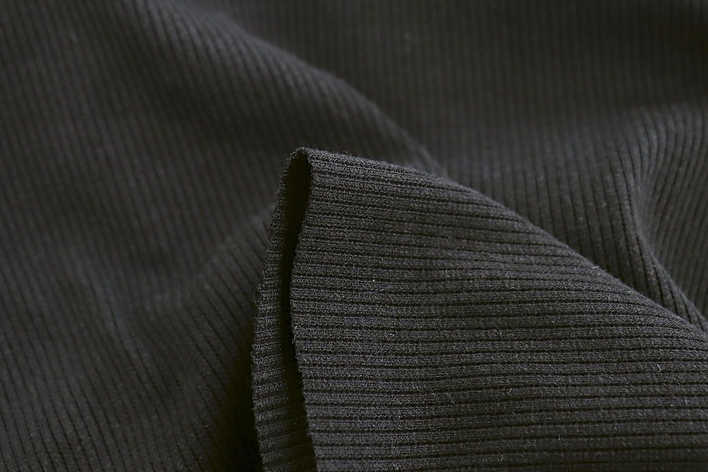 Трикотаж "Рибана"/черный 3755-PY/C#5