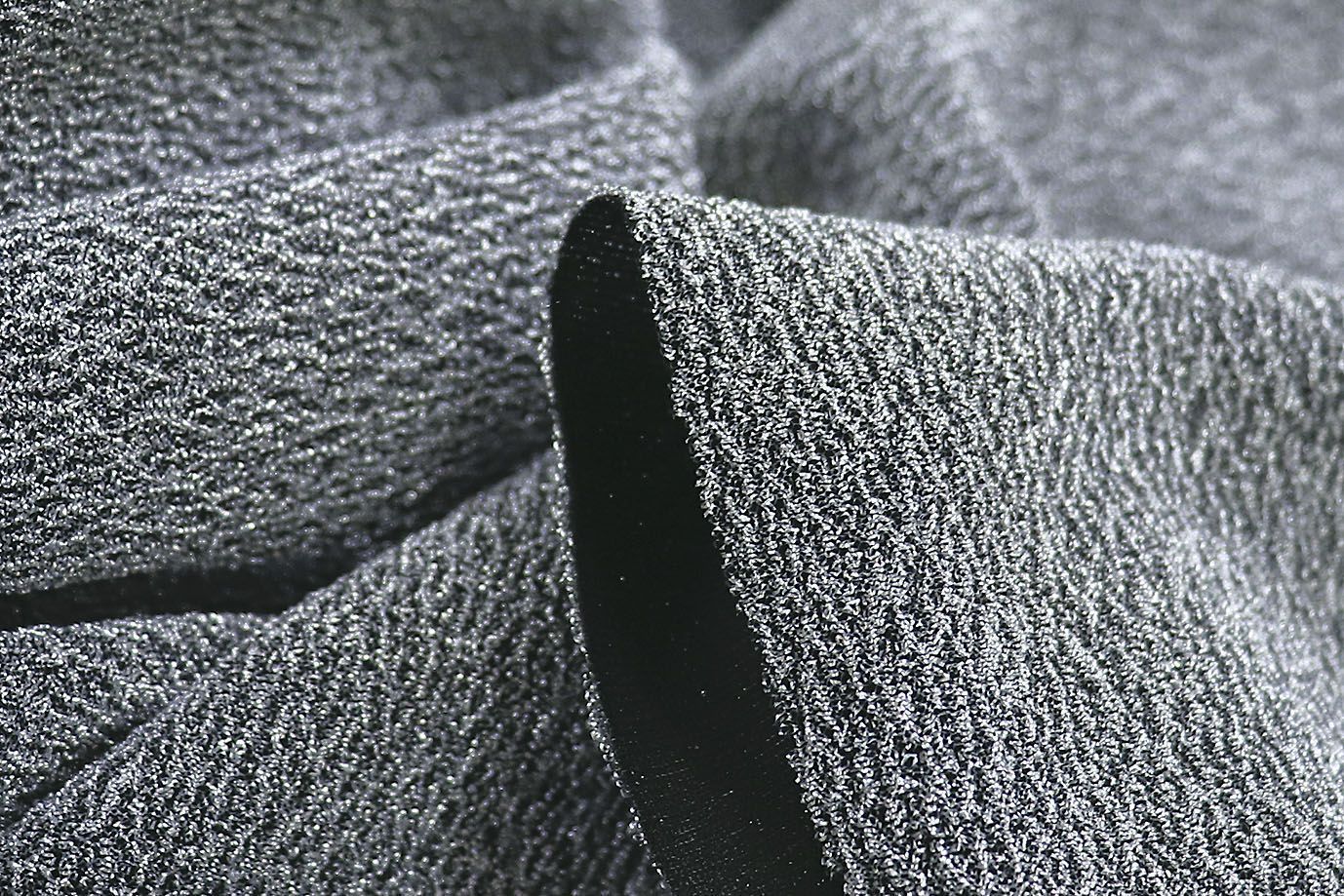 Трикотаж с люрексом на интерлоке/серый 1391-PY/C#1