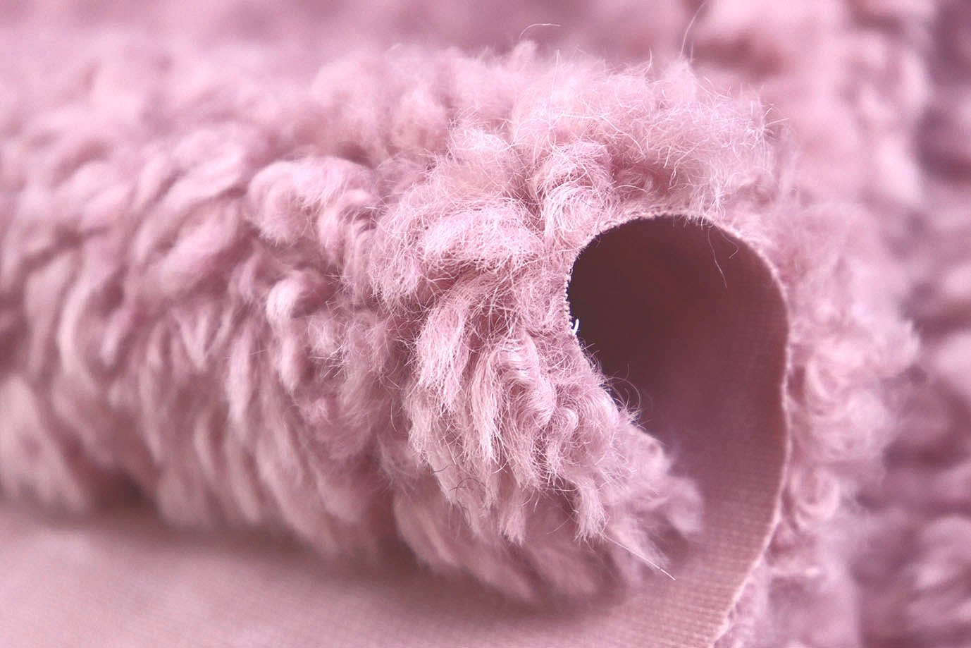 Искусственный мех "Барашек"/розовый AP6032830/D#1003-2212-6L/C#Pink