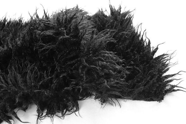 Искусственный мех "Лама"/черный AP50319/D#1538-240324/C#Black (50210)