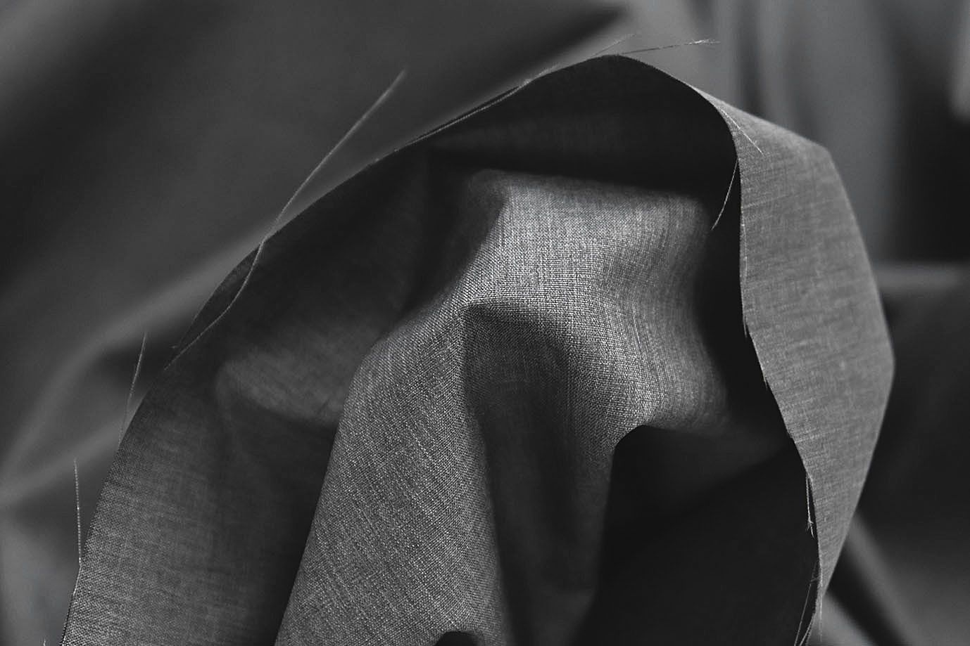 Плащевая ткань меланж/коричневый 101868/C#6