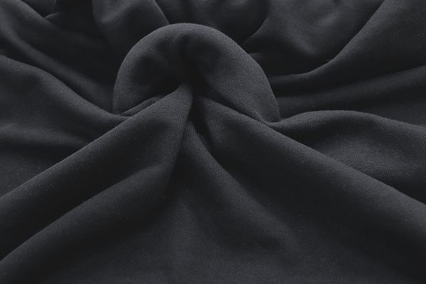 Трикотаж футер 3х нитка/черный 0409/C#черный