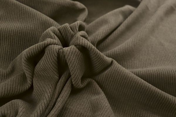 Трикотаж вельвет/хаки 1416-PY/C#4