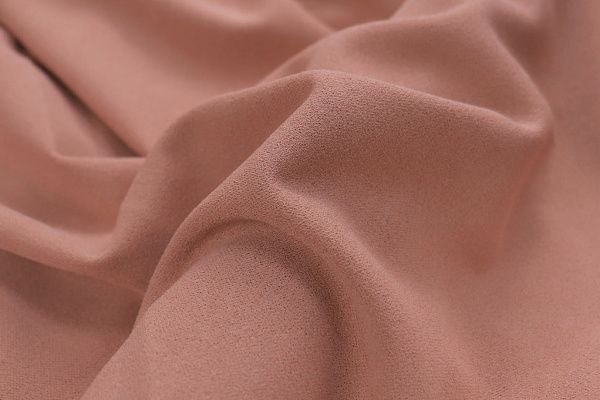 Трикотаж "Скуба" креп/персиковый 2098/C#16 (9718)