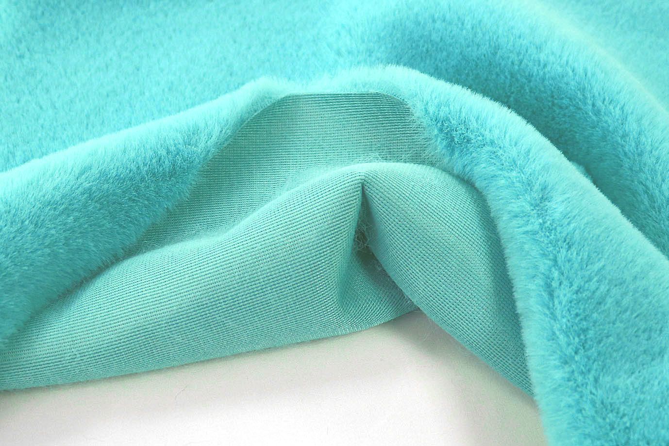 Искусственный мех "Кролик"/ярко-голубой AP220530031/D#3062207/C#2217 (3036) (4057)