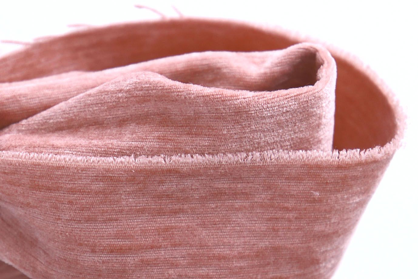 Трикотаж велюр меланж/розовый 3989-PY/C#3