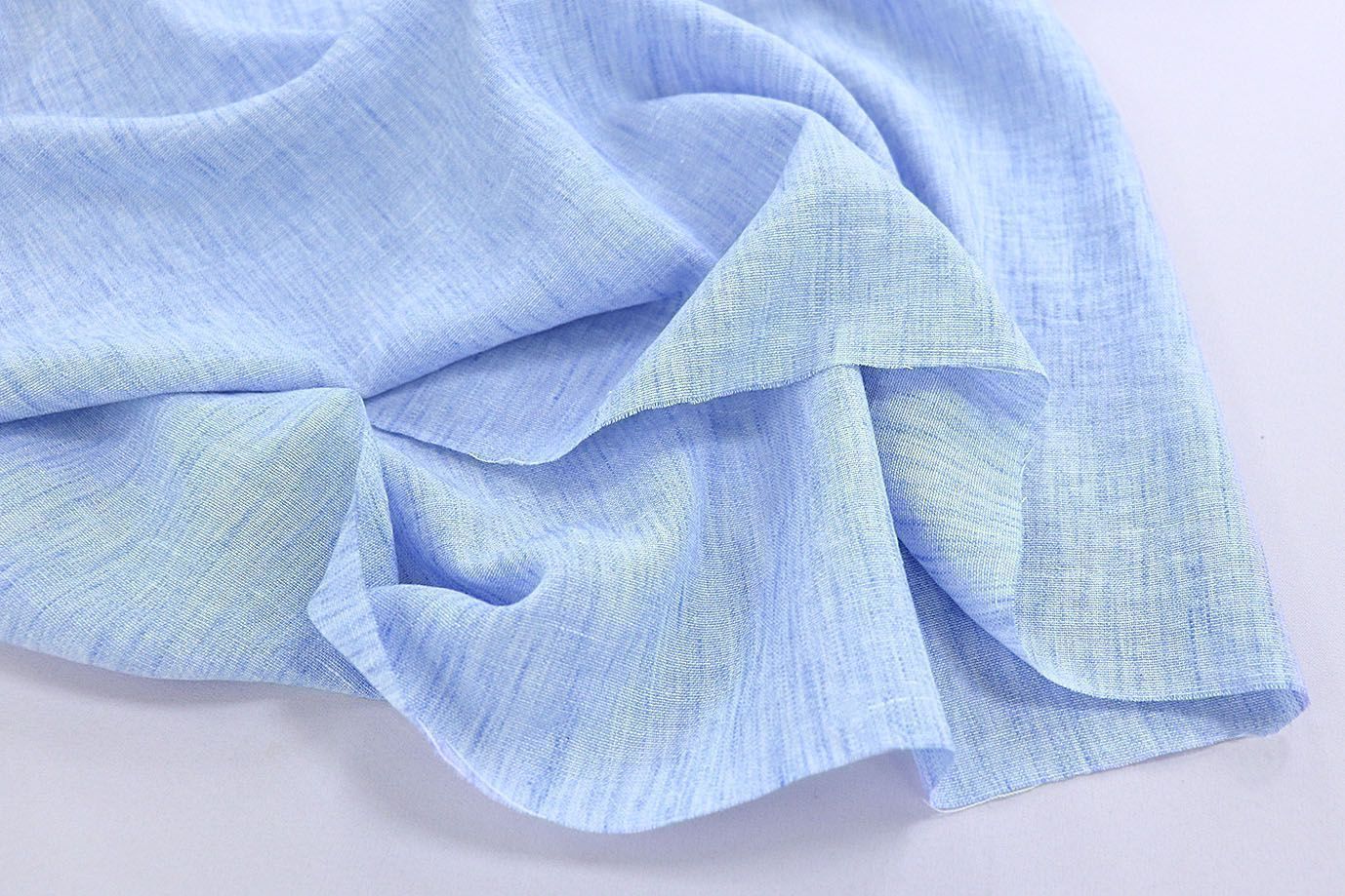 Лен меланж/голубой 3886-PY/C#12