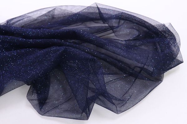 Сетка металлик/темно-синий 25424-PG/C#4 (ярд)