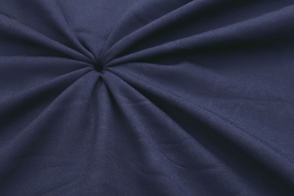 Штапель твил стрейч/темно-синий 2987/C#1