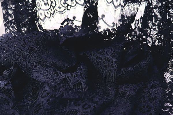 Гипюр "Реснички"/синий 3207-PY/C#2