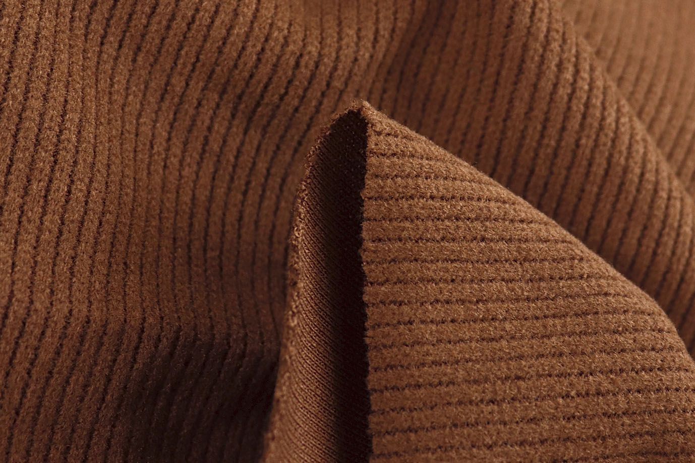 Трикотаж вельвет/кирпичный 1416-PY/C#9