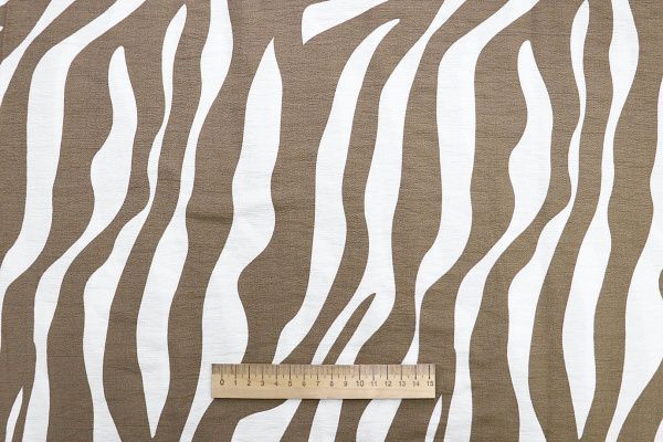 Лен БОХО принт/коричнево-белый 3879-PY/D#3/C#3