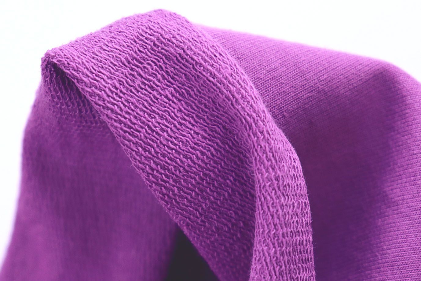 Трикотаж футер 2х нитка/ярко-сиреневый 0246/C#ярко-сиреневый 18-3324TPX