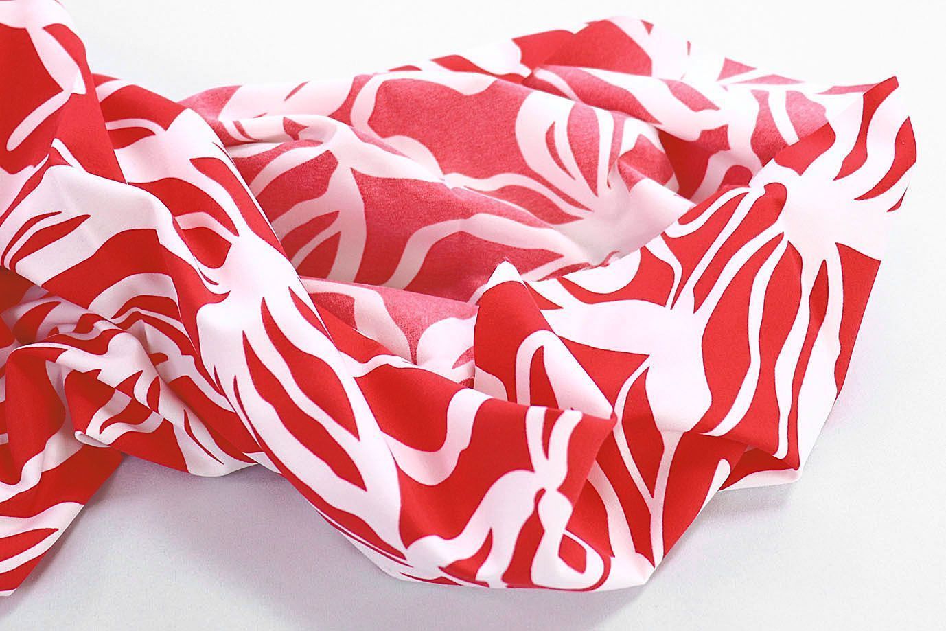 Хлопок "Поплин" принт/красно-белый 3848-PY/D#3/C#3