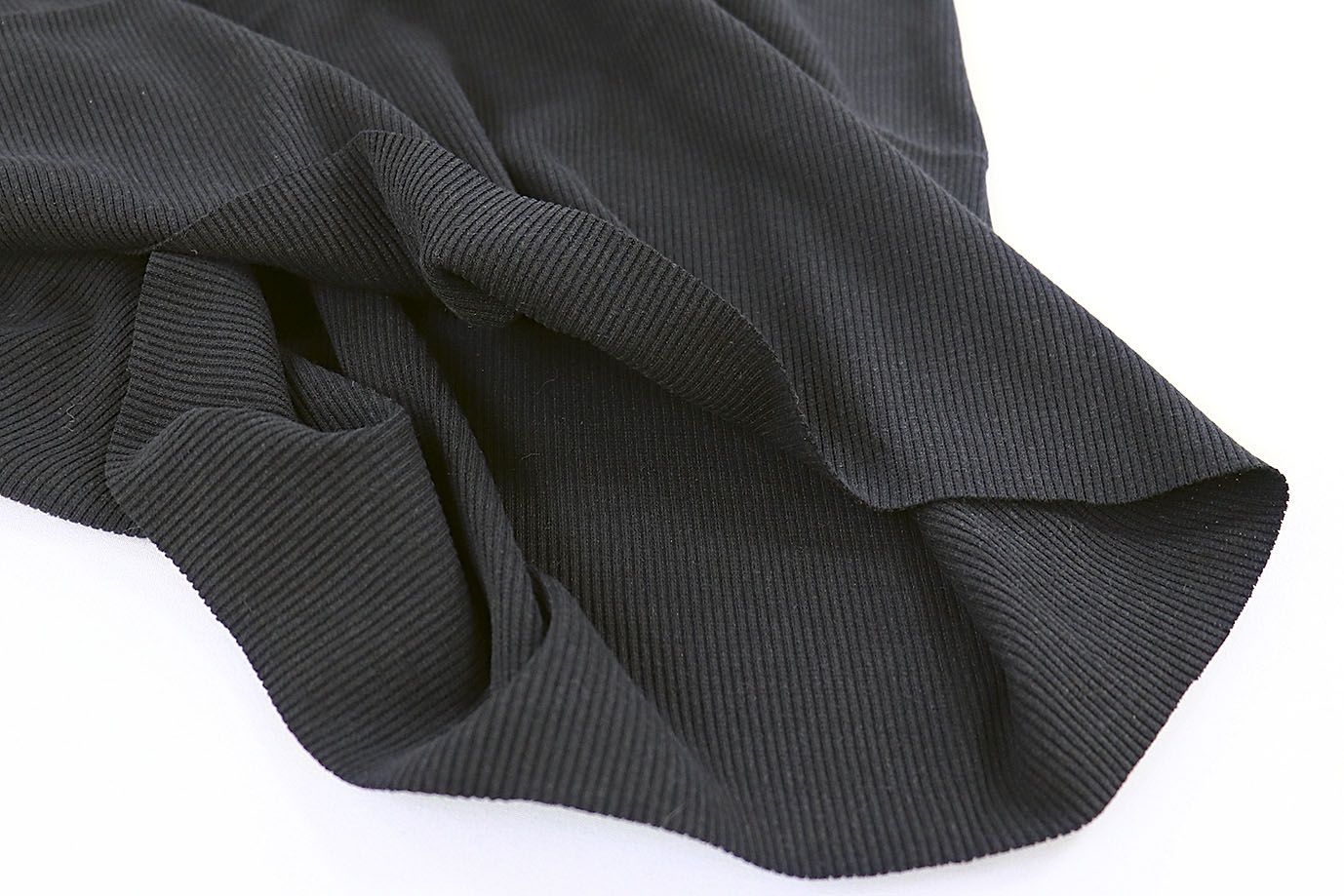 Трикотаж "Рибана"/черный 3755-PY/C#5