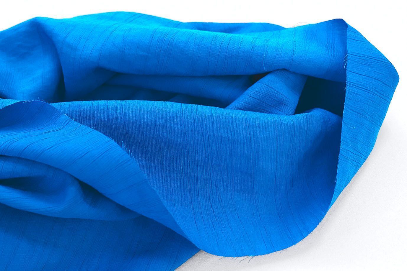 Блузочная ткань креш/ярко-синий 3835-PY/C#8