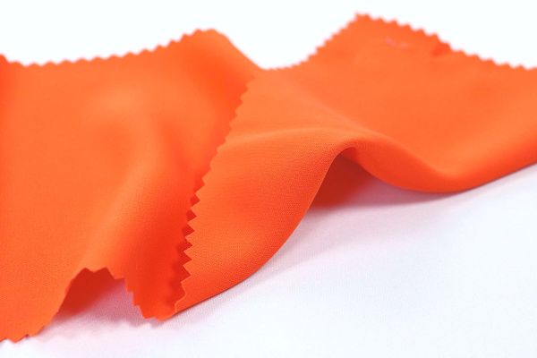 Блузочная ткань "Чикаго"/морковный 3435-PY/C#54