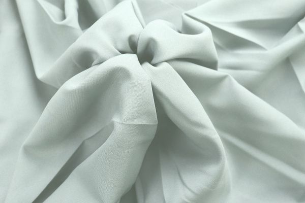 Костюмная ткань "Габардин"/зеленовато-серый SSR-893/C#13