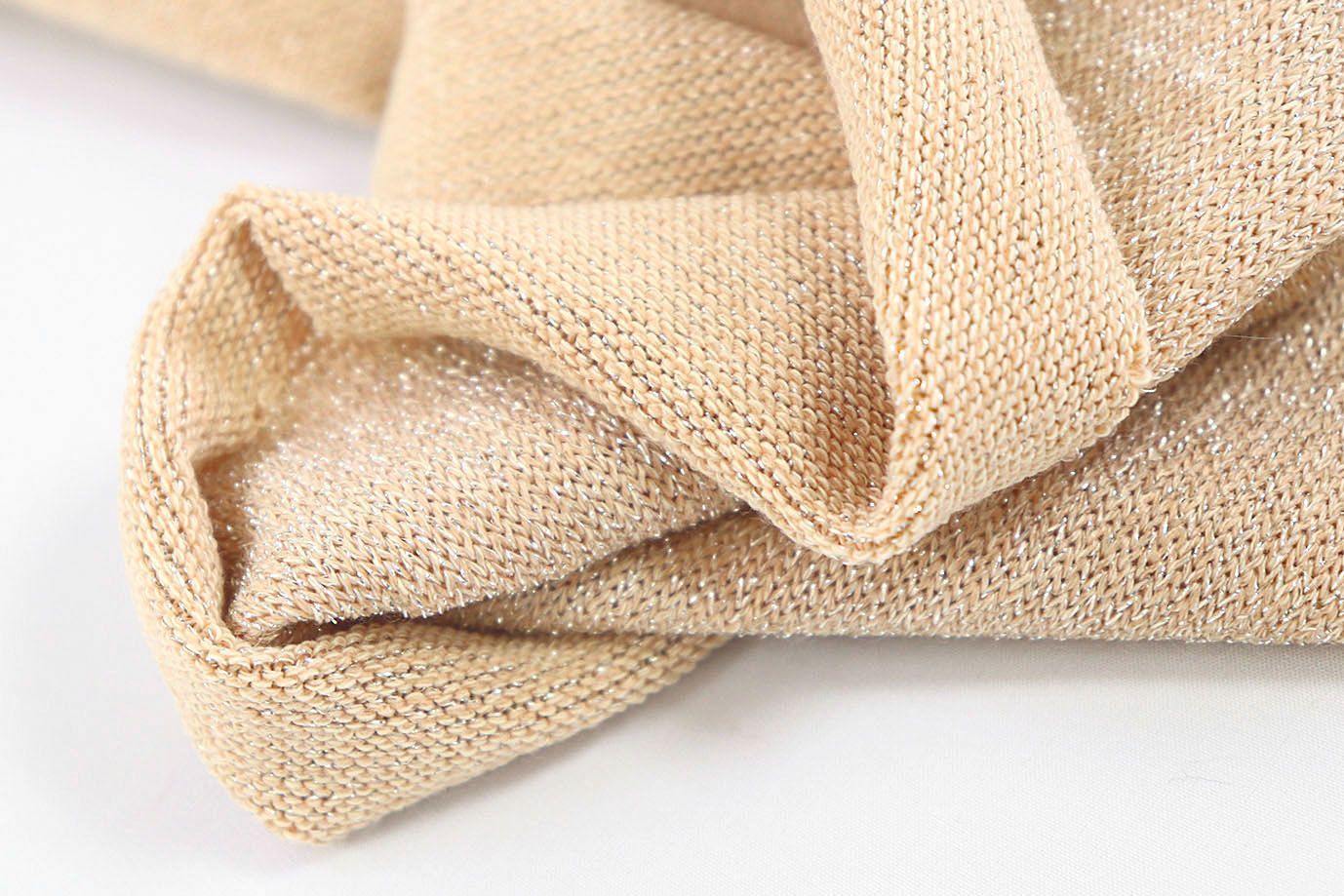 Трикотаж с люрексом/бежевый 2025/C#3 (9620)