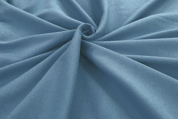 Трикотаж "Рибана"/серо-синий 0231/C#серо-синий