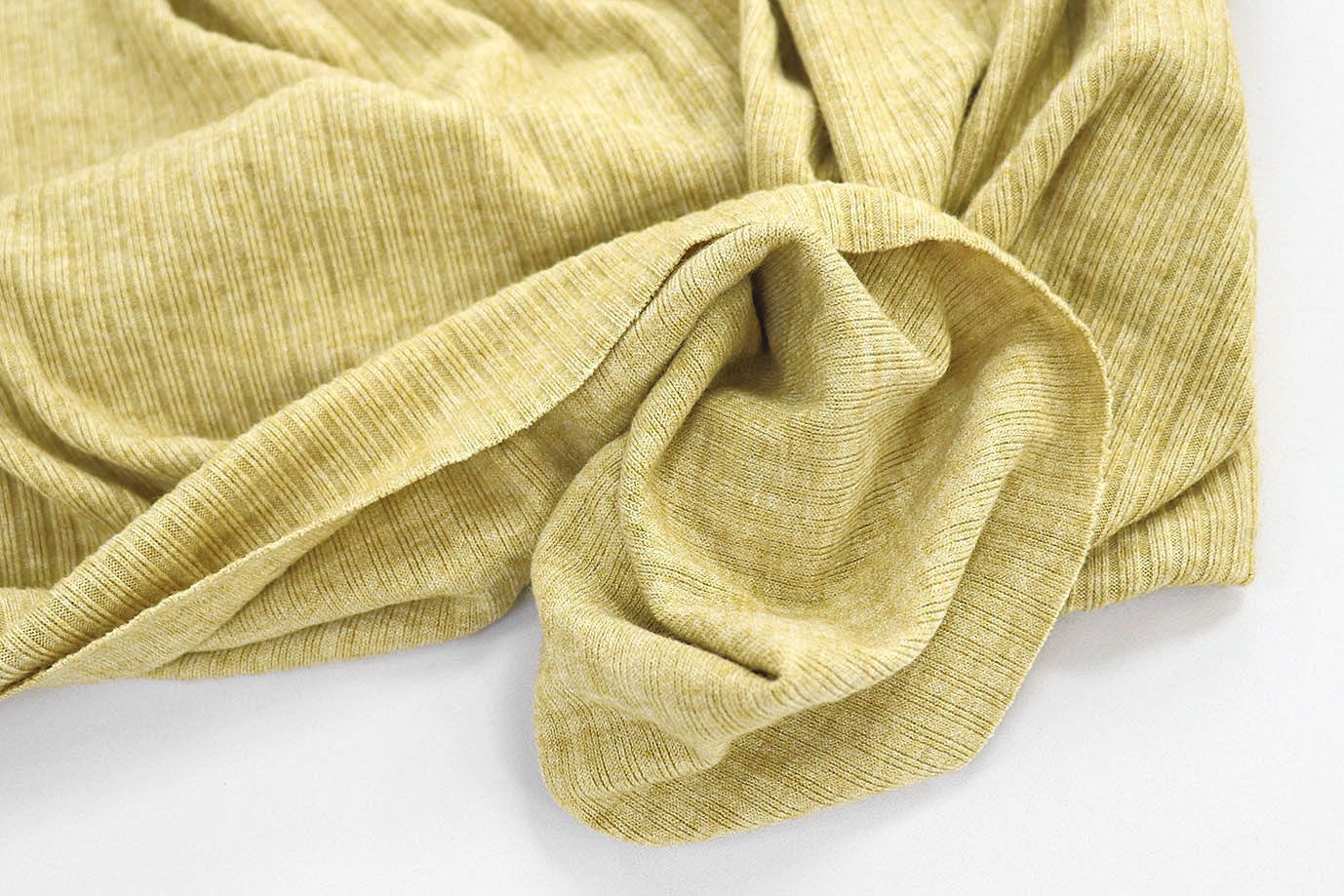 Трикотаж "Лапша"/горчичный 3516-PY/C#3