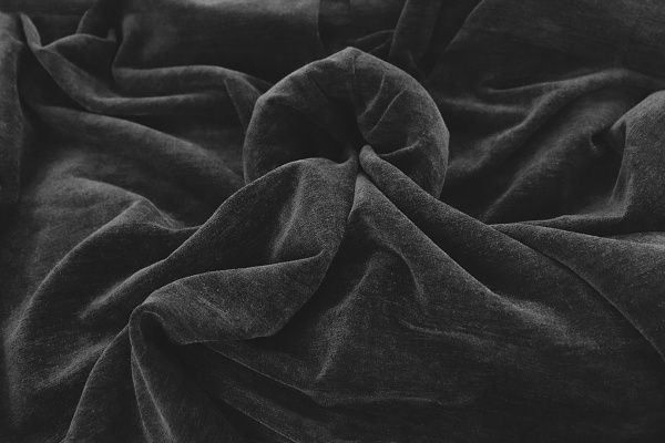 Трикотаж велюр меланж/черный 3989-PY/C#7